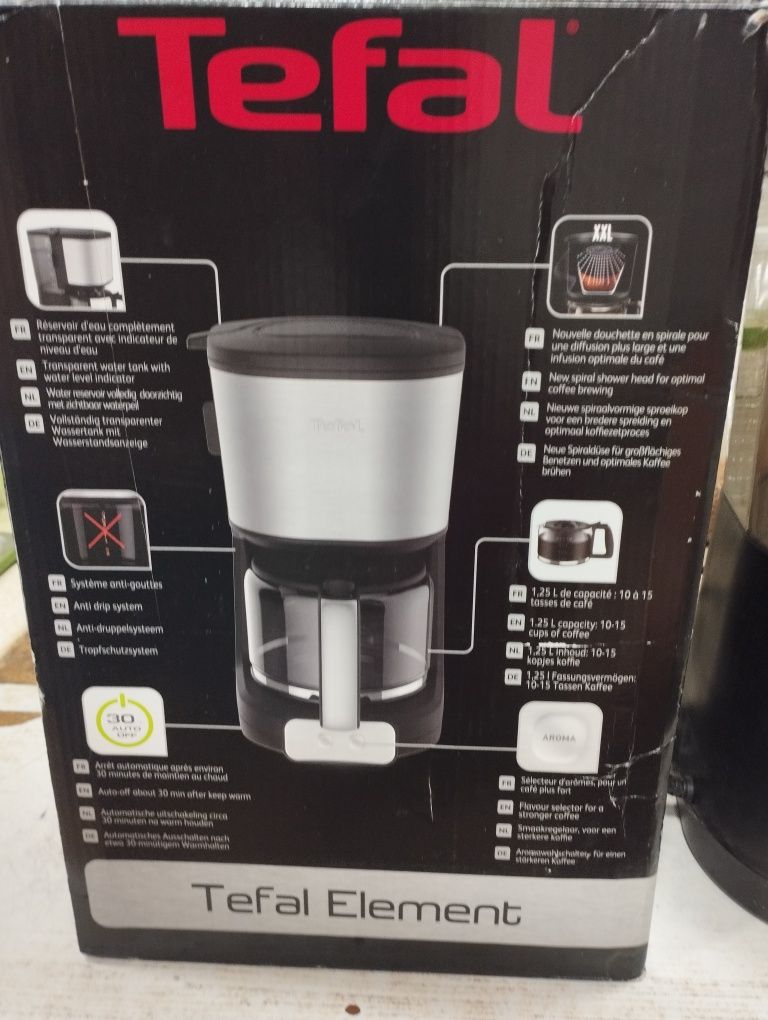 Кофеварка tefal element в отличном состоянии