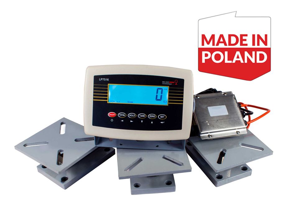 Rolnicza Waga elektroniczna pod mieszalnik zbiornik 3 Stopki MOCNA 6T