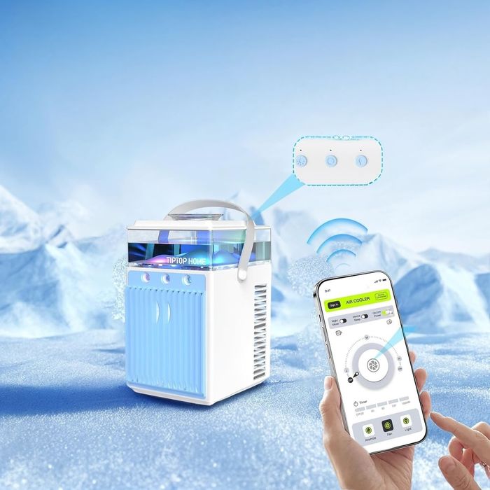 Mobilny klimatyzator nawilżacz, 5 w 1