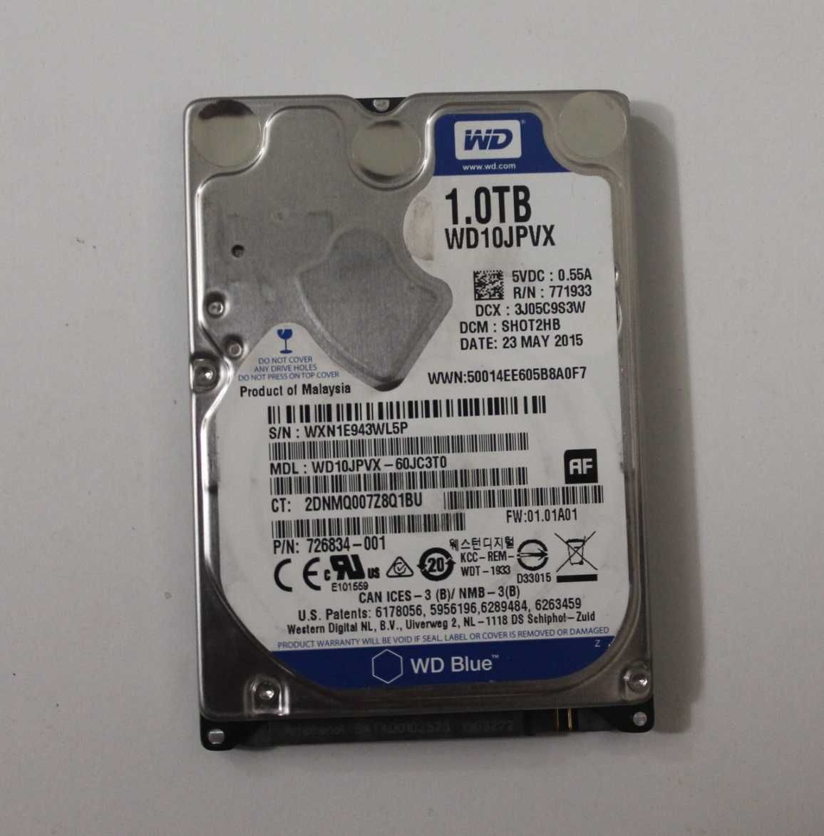 Жесткий диск HDD WD 1 ТБ.