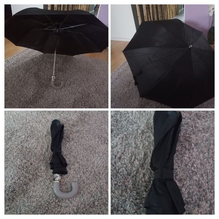 Duży parasol automatyczny składany