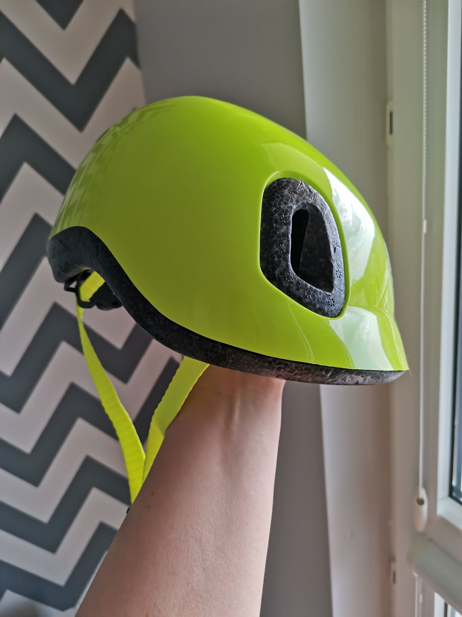 Kask rowerowy dla malucha Btwin 500 Fluo