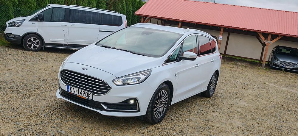 Ford S-Max Hybryda Fotele AGR Sony Blis Hak Bezwypadkowy FV VAT 23%