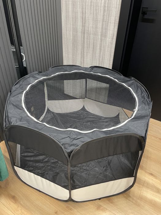 Składany kojec dla psa