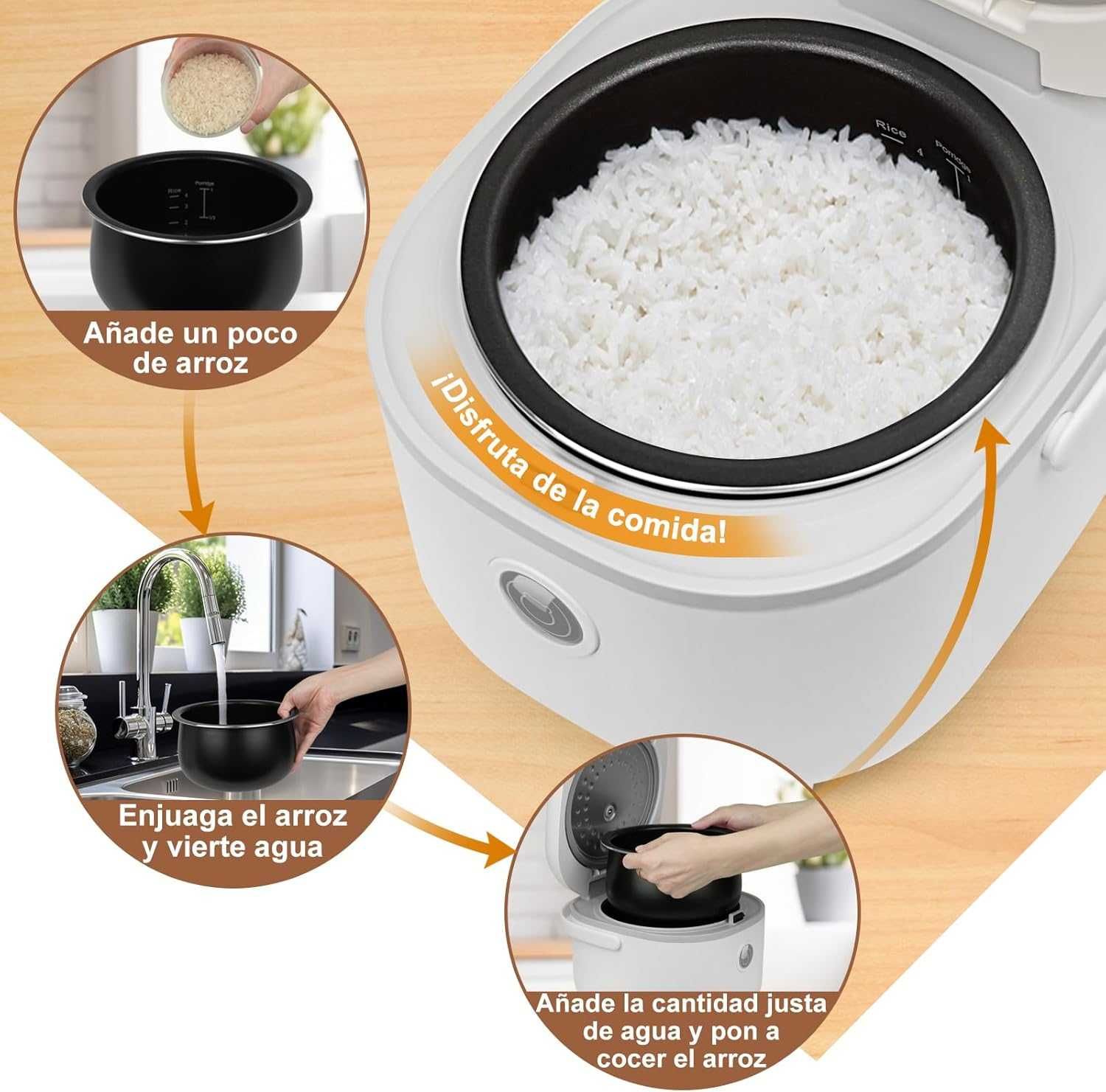 Bear Rice cooker (usado) para 2-4 pessoas