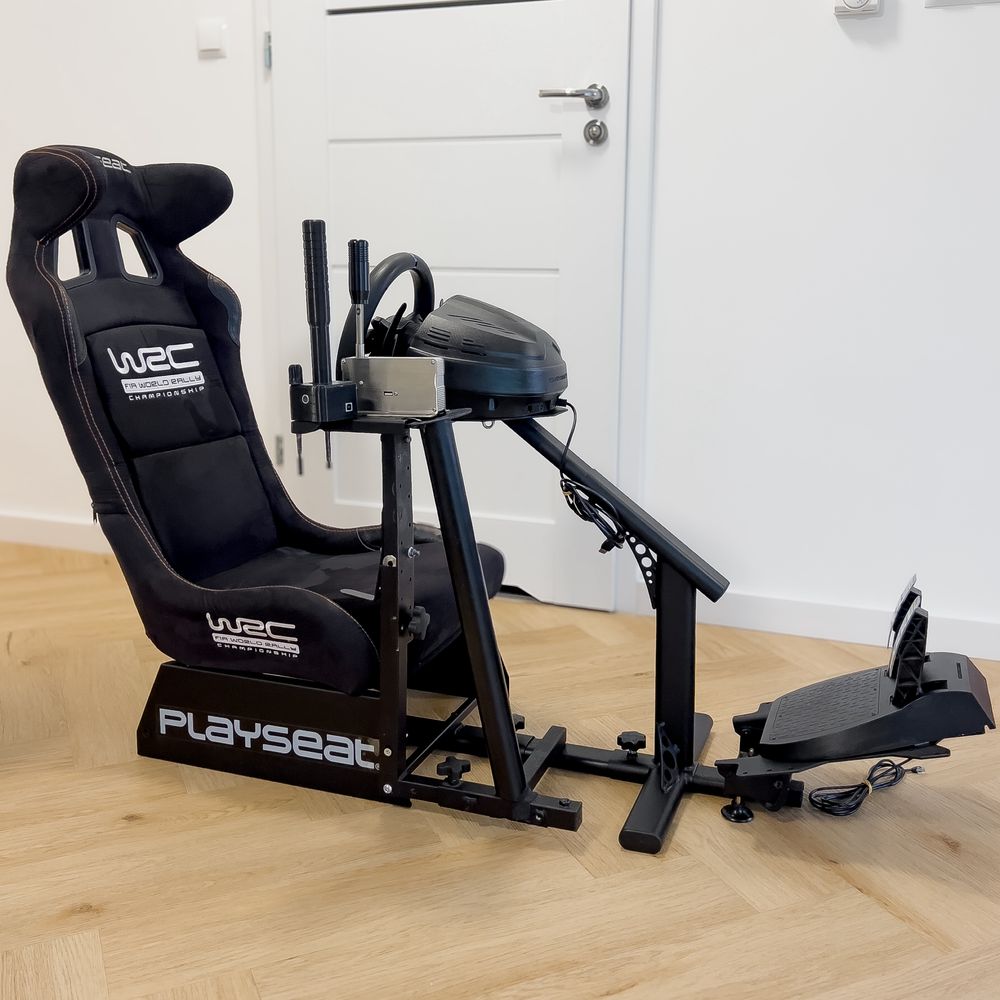 OKAZJA! Fotel Playseat WRC alcantara + T300RS + Shifter + Ręczny