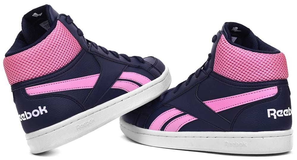 Buty za kostkę REEBOK ROYAL PRIME MID granatowo-różowe (CN4755) r.36,5