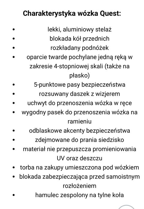 Wózek slacerówka Maclaren Quest