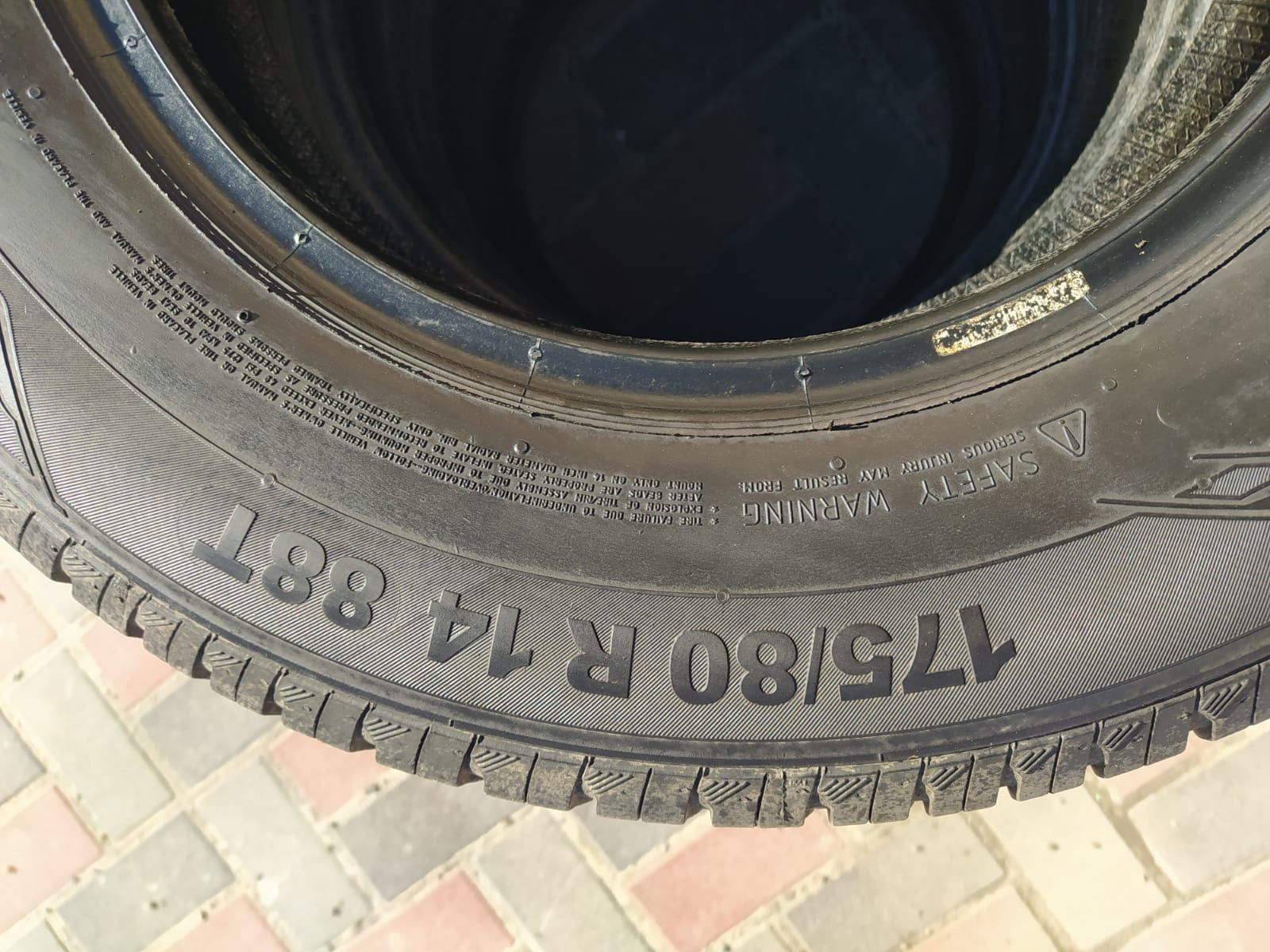 Шины 175/80 R14 Continental ContiEcoContact 3 резина бу лето