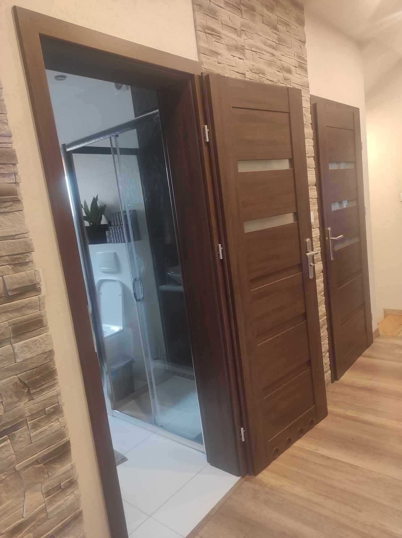 Sprzedam NOWE DRZWI / 204x75 cm / ciemny brąz
