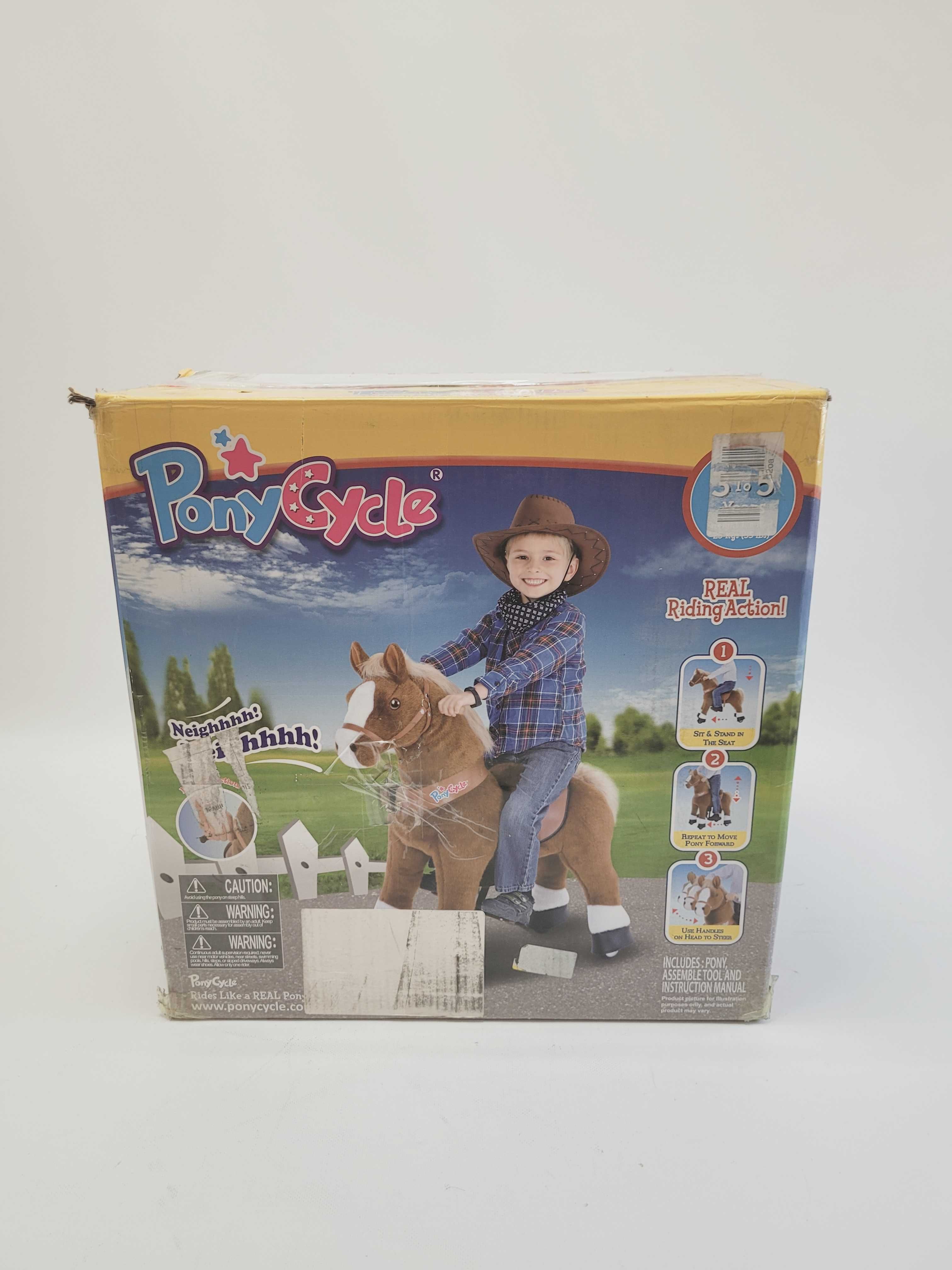 PonyCycle® Konik Black z hamulcem mały od 3 do 5 lat/K