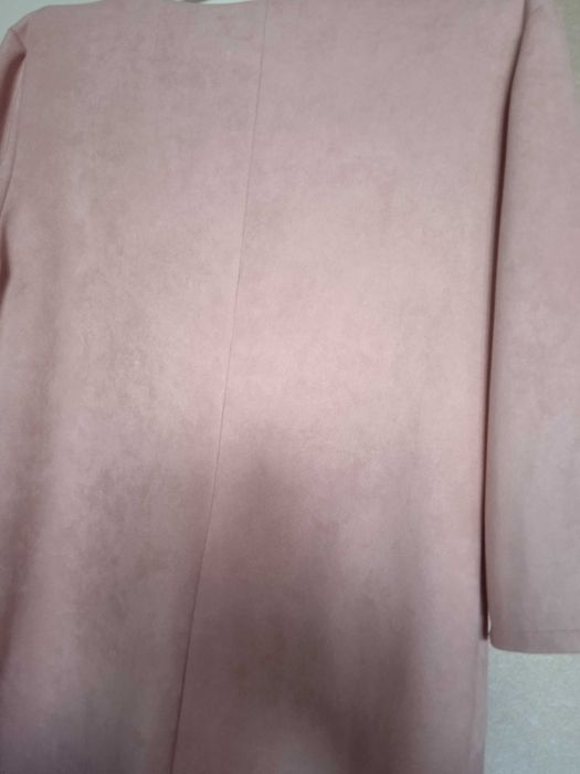 платье замш,болеро травка.