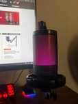 Microfone profissional preto
