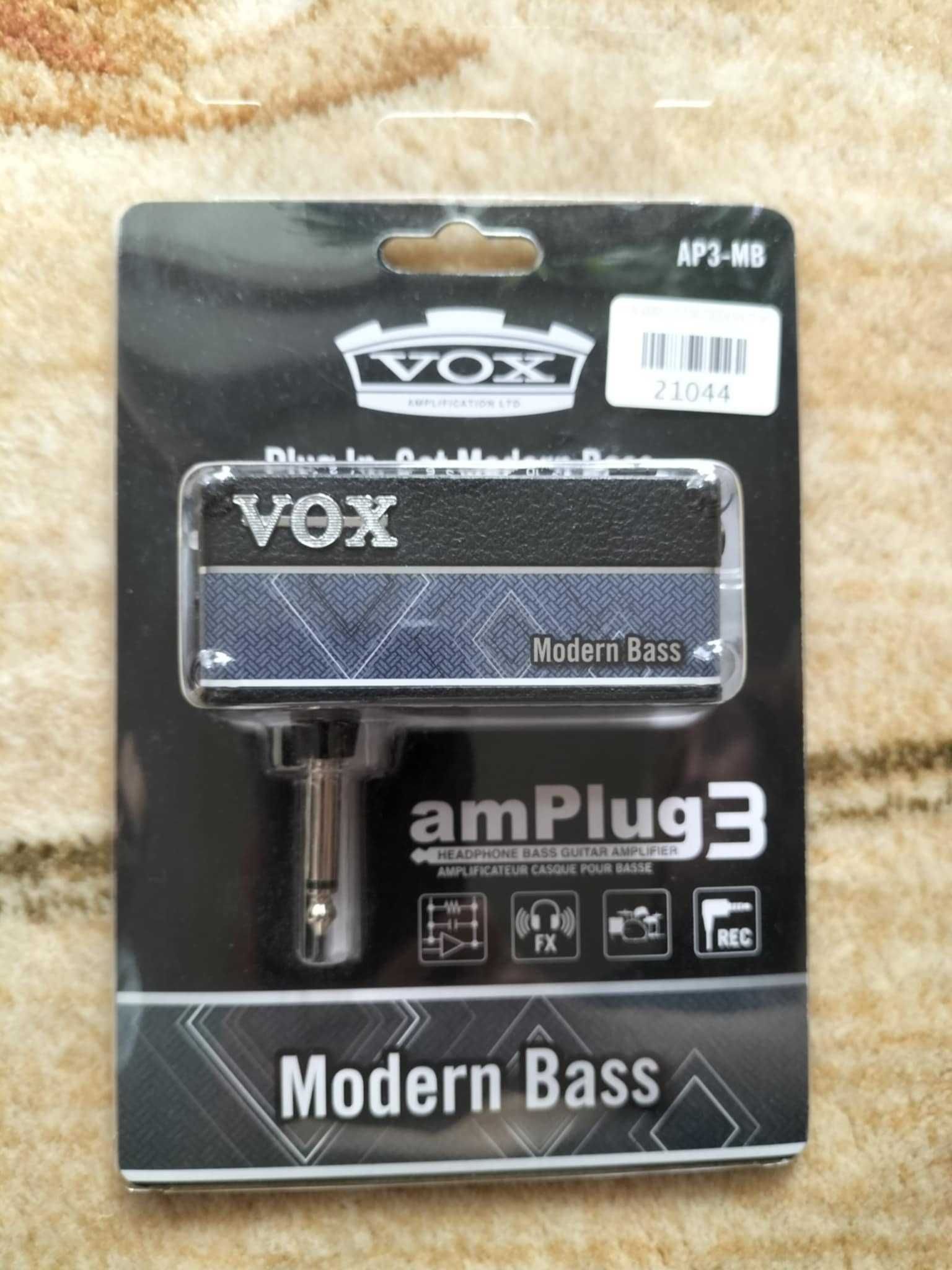 Vox Amplug 3 Modern Bass wzmacniacz słuchawkowy do gitary basowej