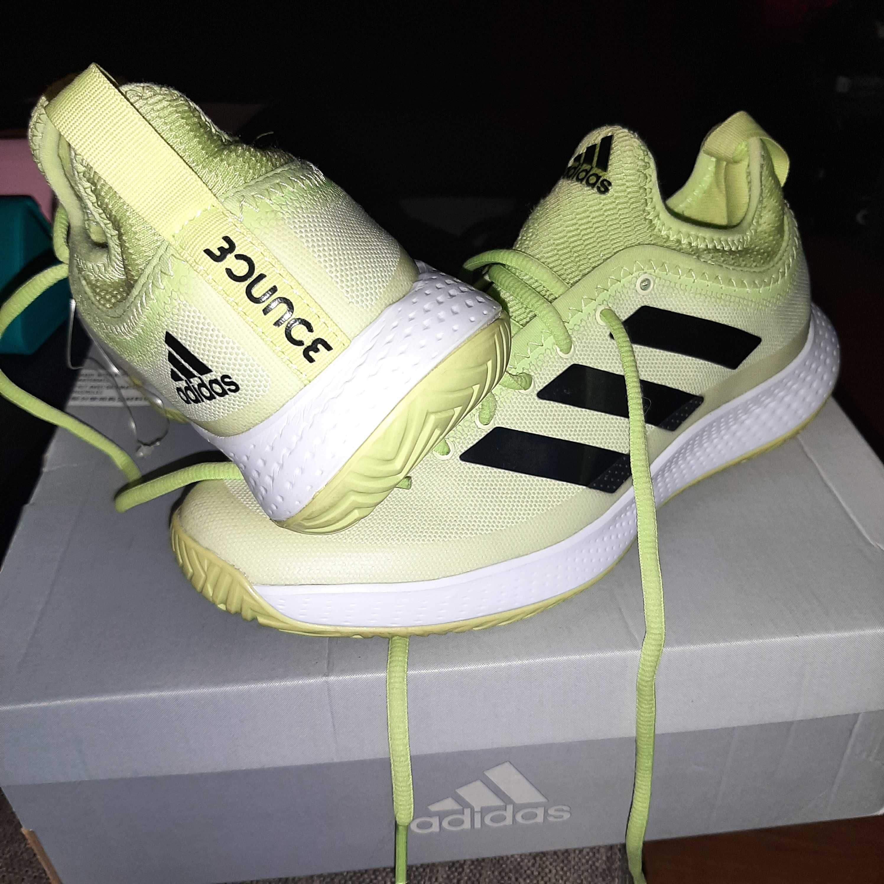 Adidas Defiant Generation Tennis Shoe Neon Green GZ0705 r.39 1/3