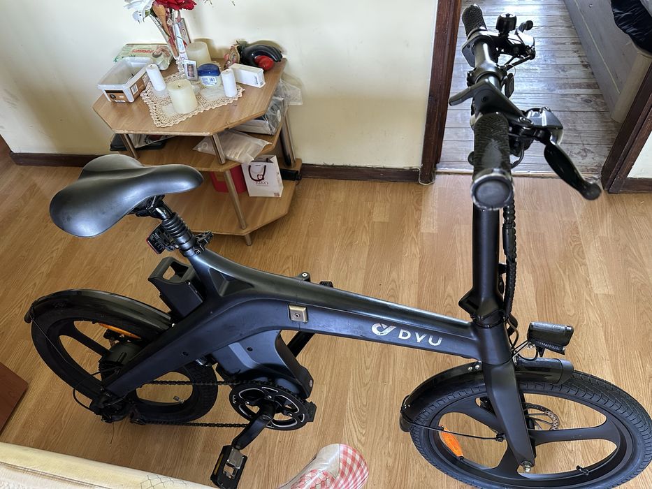 Bicicleta elétrica DYU T1 - Dobrável