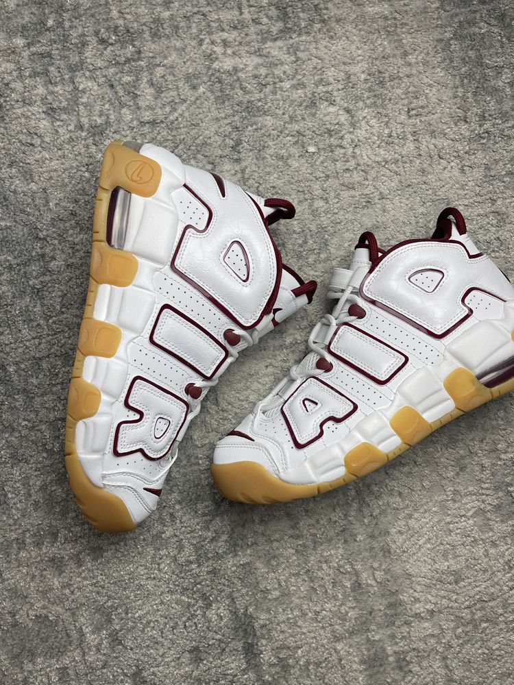 Nike Air More Uptempo 38.5 Burgund White *NOWE*