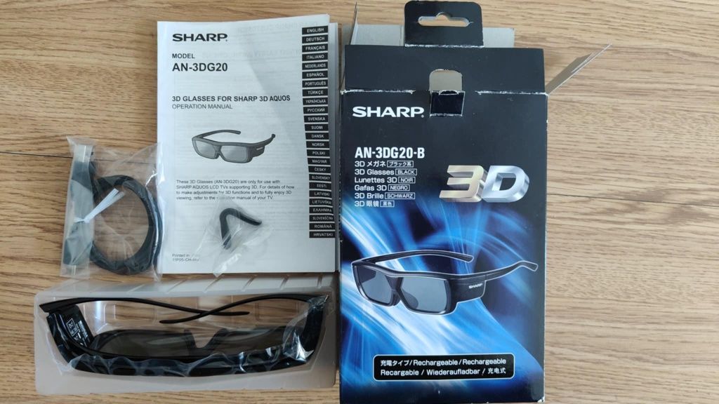 Sharp 3d okulary