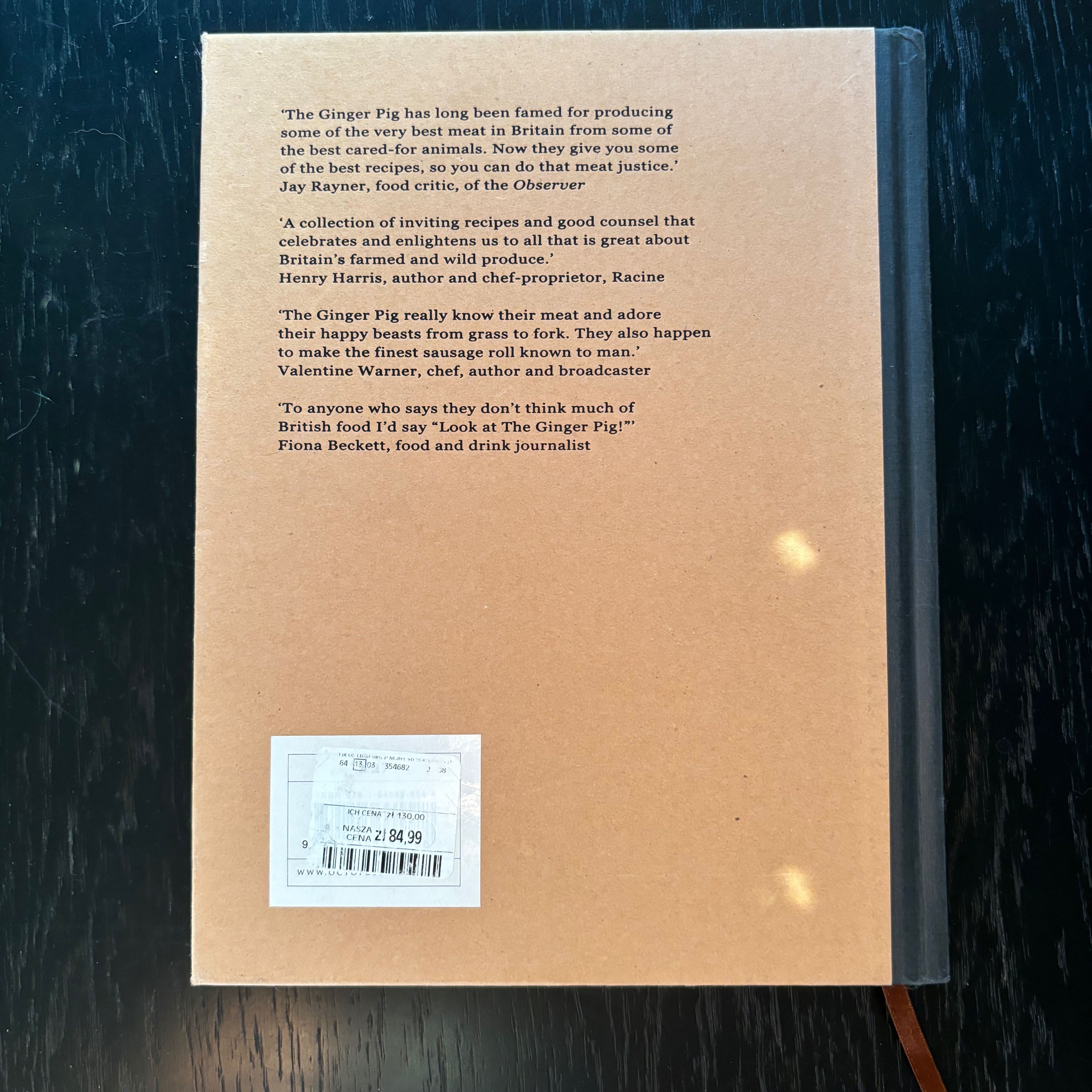 Tim Wilson / Farn Warde - Ginger Pig Meat Book KSIĄŻKA KUCHARSKA
