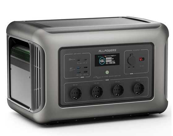 Estação Energia Portátil 600W, 1800W, 2500W , 3500W LiFePo4 Função UPS
