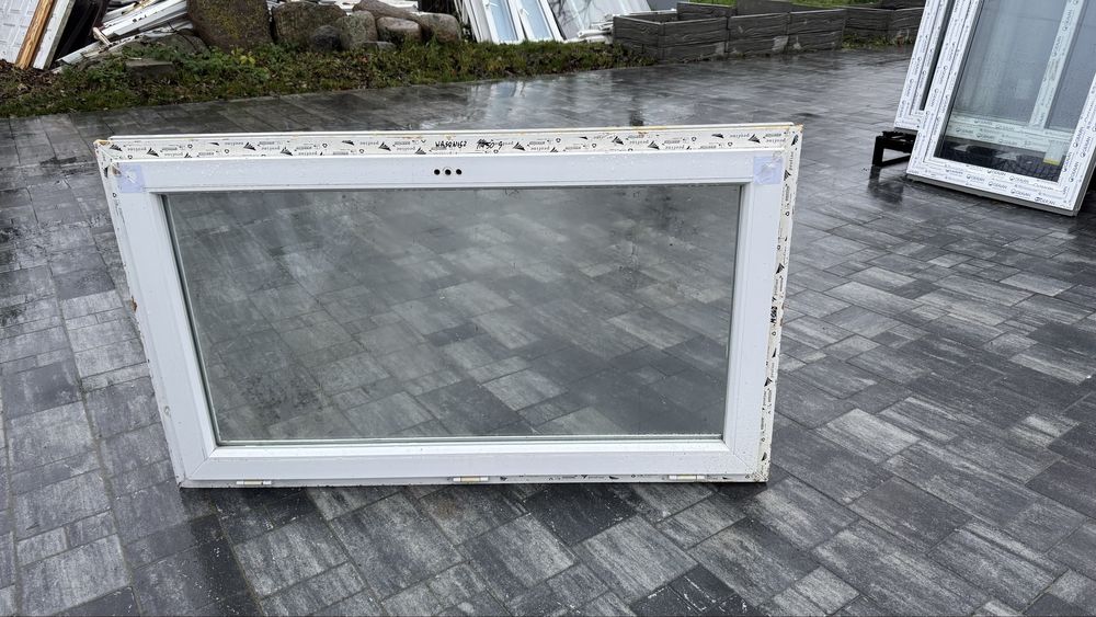 Okno okna z demontazu 3 sztuki