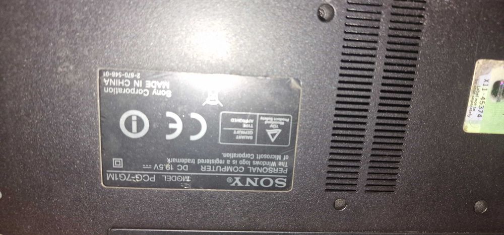 Sony Vaio pcg-7g1m