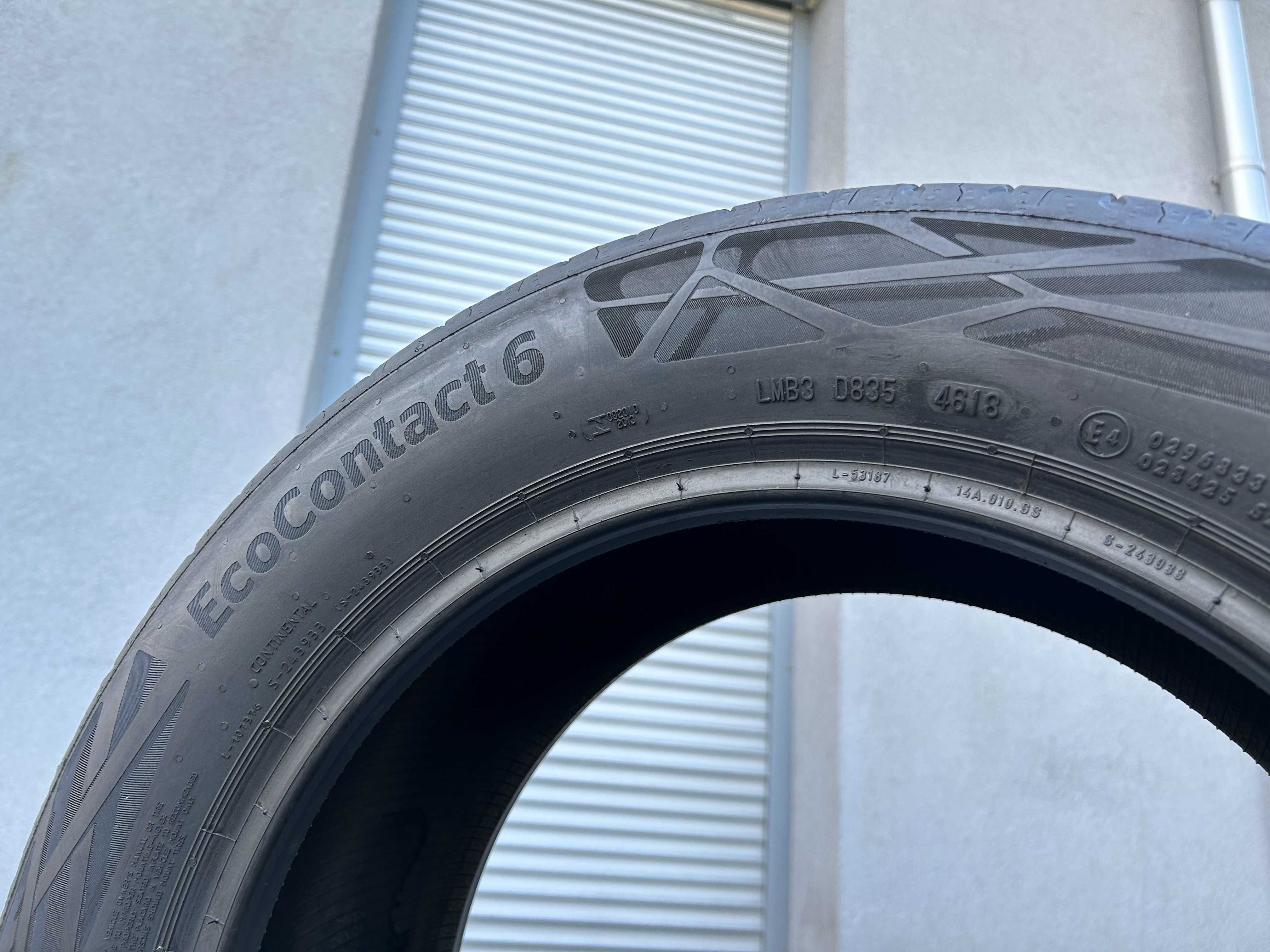 1 sztuka 215/55R16 Continental EcoContact6 93V 6,6mm 2018r P163L