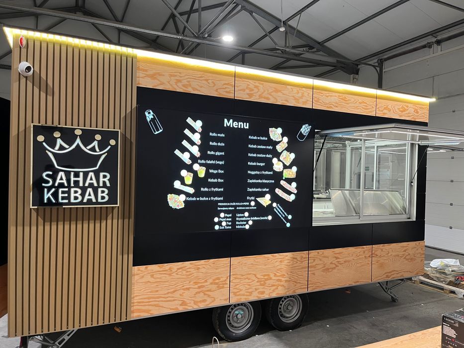 Przyczepa gastronomiczna kebab