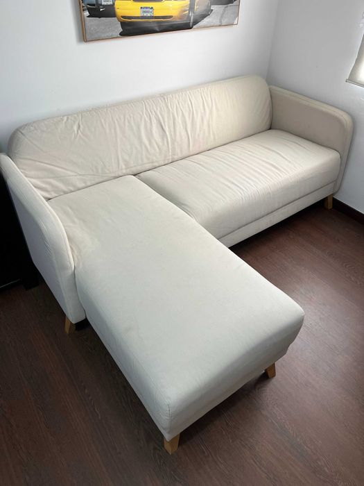 Sofá 3 lugares com chaise longue