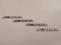 Emblemat Znaczek Do Nissan Almera Komplet 4 sztuk