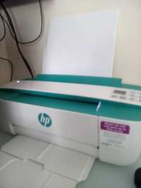 Impressora HP 3762 verde água como nova