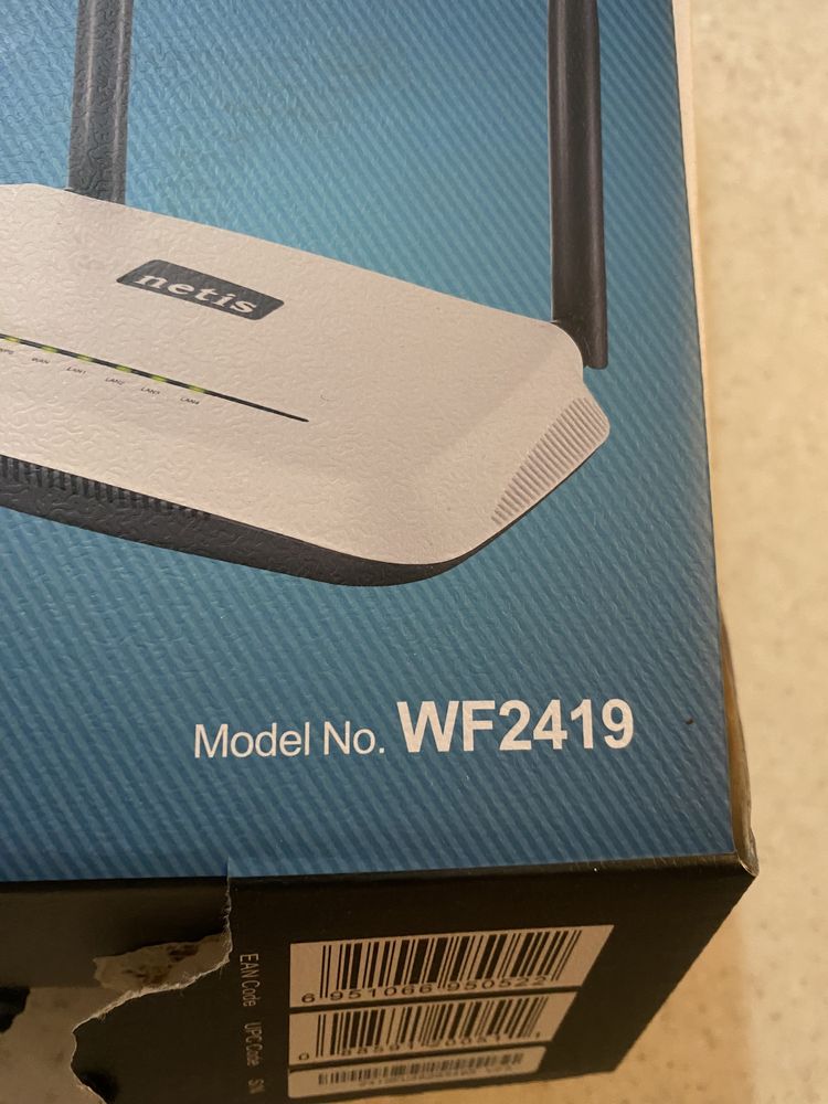 Ruter do wifi sprawny z pudelkiem