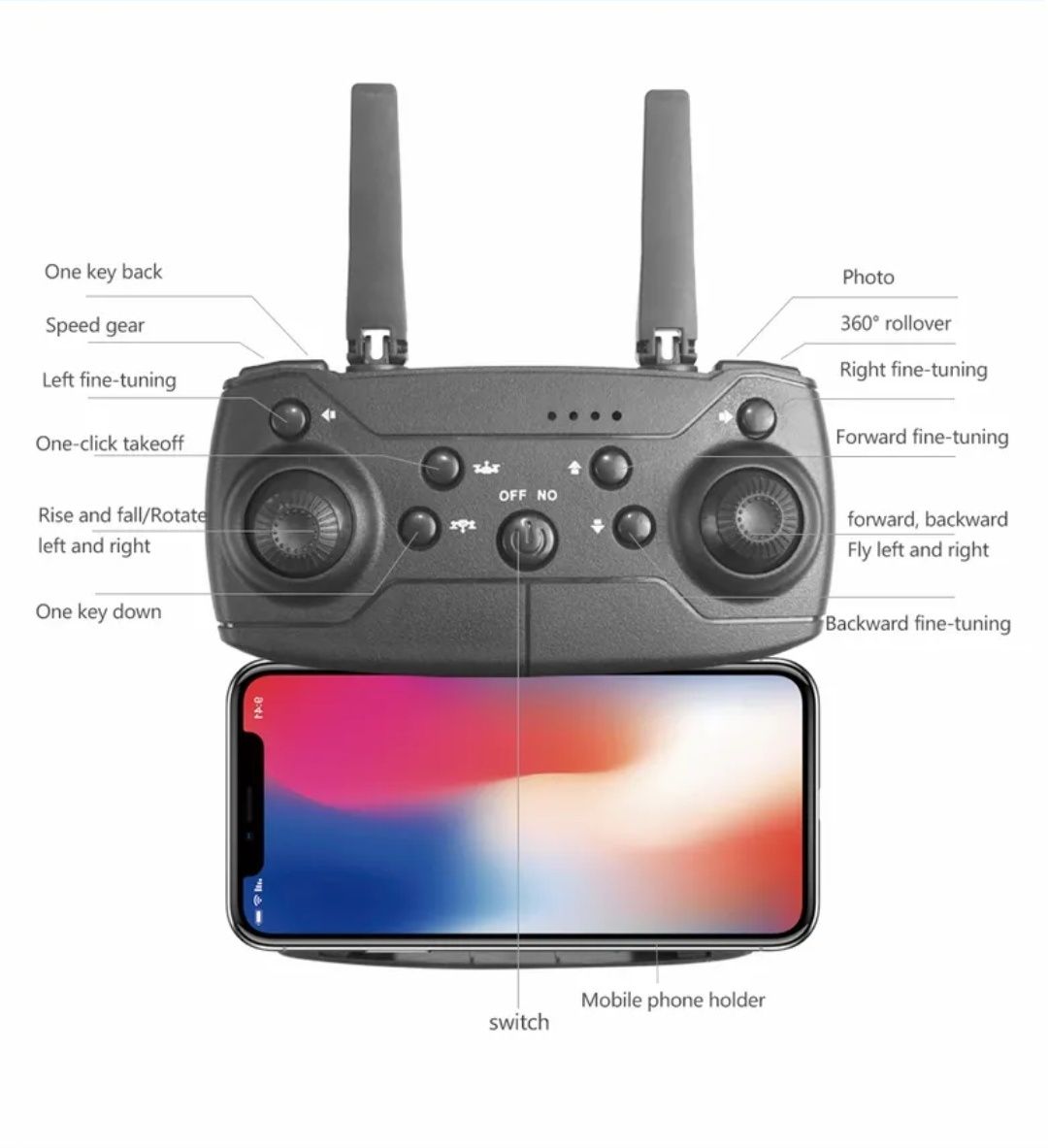 Mini Drone com câmara