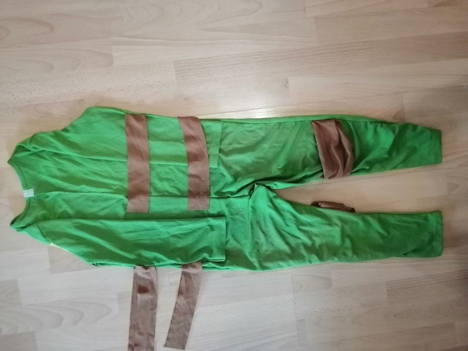 Strój karnawałowy z maską ŻÓŁW NINIJA  6-7  lat