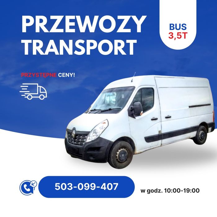 PRZEWOZY PRZEWÓZ Transport towarów busem przeprowadzka towar
