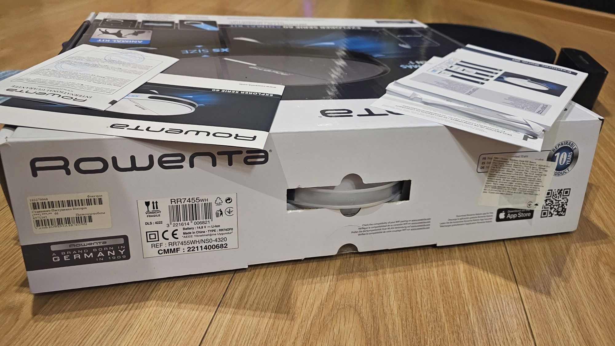 Робот-пилосос Rowenta Explorer Serie 60 Animal Kit 4 in1