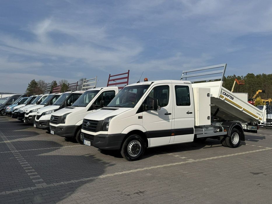 Volkswagen Crafter  6 Osób Brygadówka DOKA Zabudowa Wywrotka (nie IVECO, RENAULT)