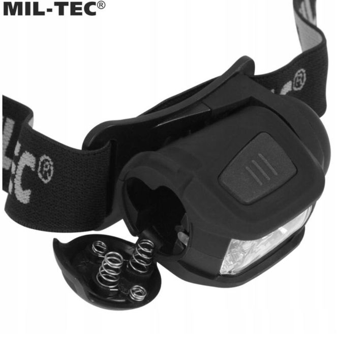 Ліхтар налобний Mil-tec (Мілтек) 4 Led LUXEON/Фонарь налобный 4 цвета