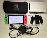 Nintendo switch Oled + karta pamięci i case