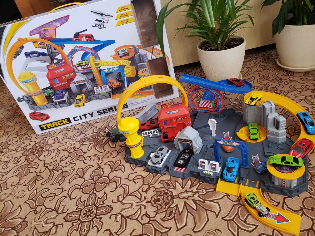 Автотрек паркинг детский Track city series