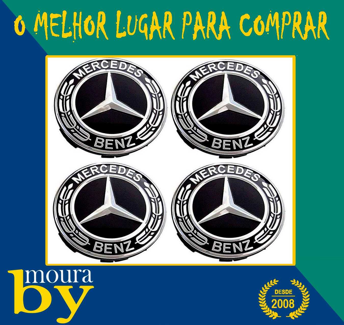 4 Centros de Roda Mercedes ML300 CLK200 LK450 GL450 S400