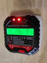 Тестер розетки HABOTEST HT107D Pro Socket Test RCD LCD Display УЗО