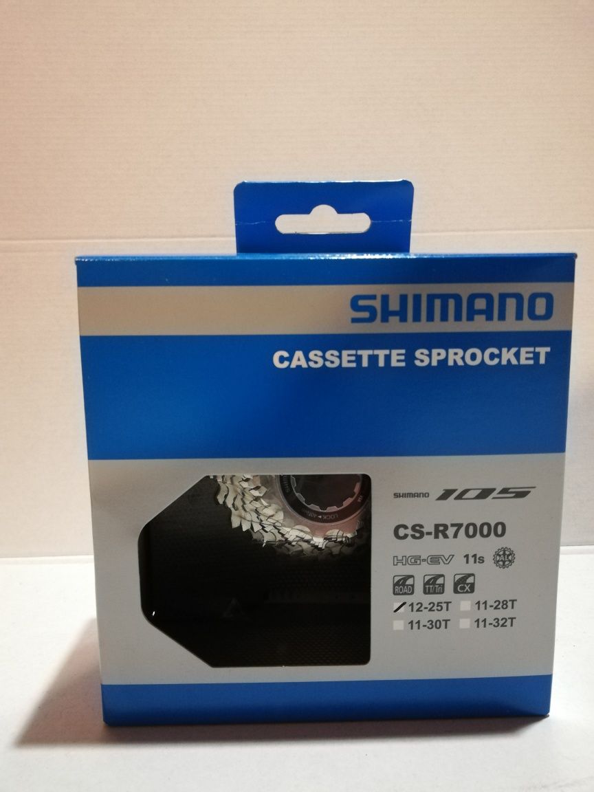 Kaseta Shimano 105 CS-R7000 11rz 11 rzędowa 11s 12-25 HG-EV Szosowa Sz