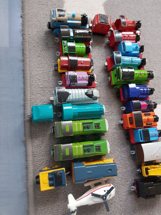 metalowe ciuchcie tomek i przyjaciele lokomotywy