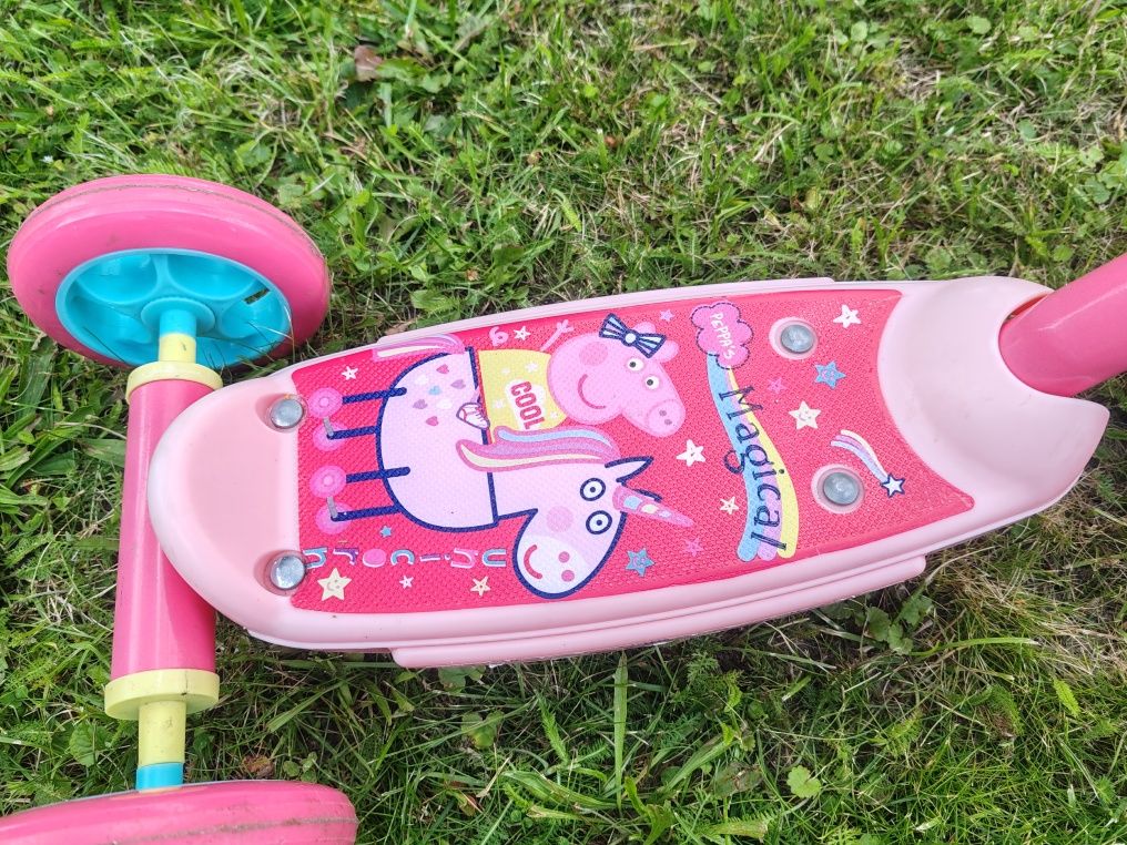 Hulajnoga trzykolowa świnka peppa