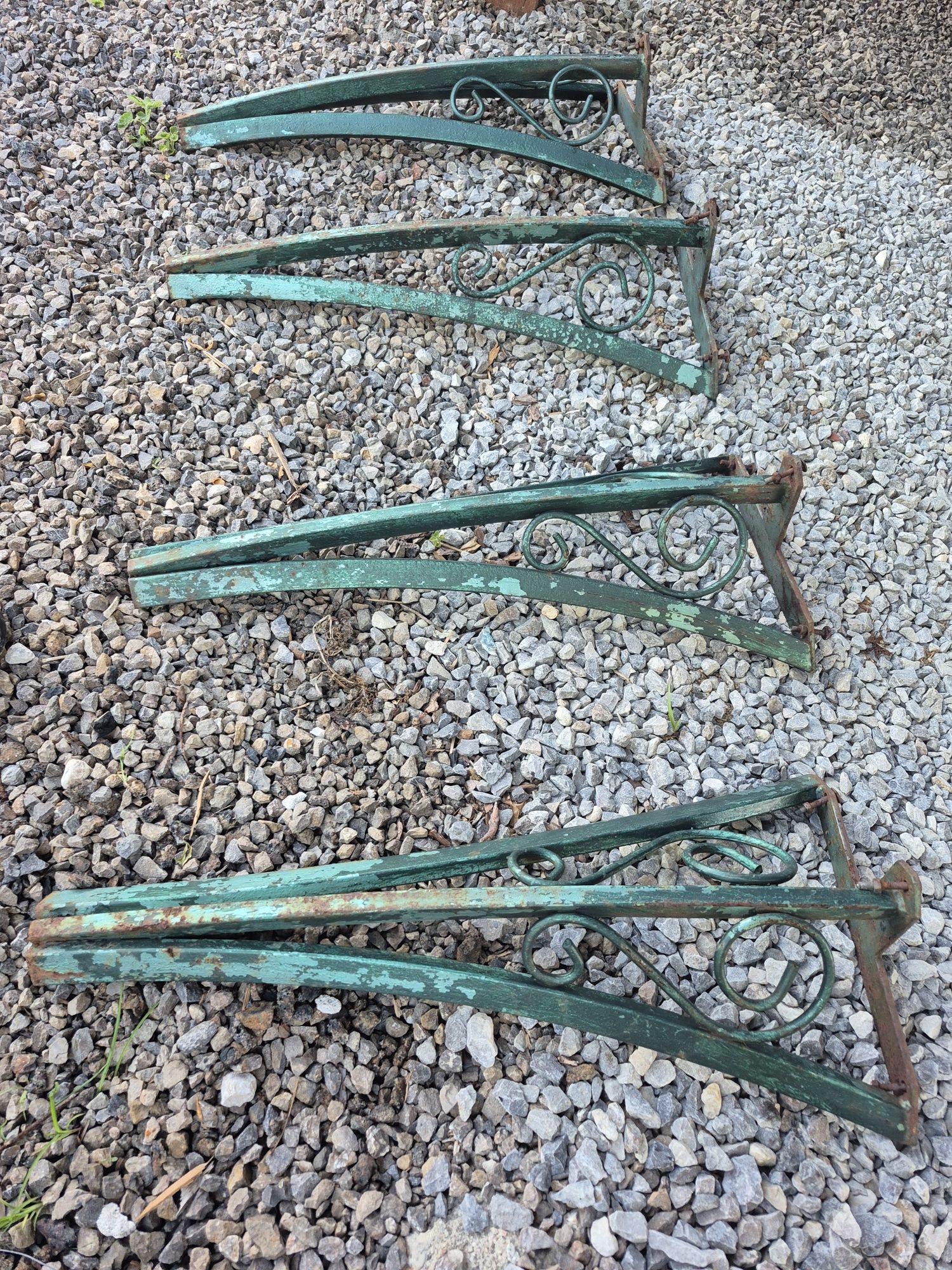 Nogi do stołu ogrodowego 4 sztuki 68cm.