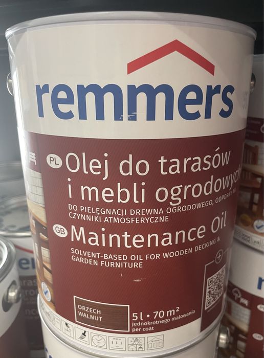 Olej do tarasów i mebli ogrodowych 5l. Remmers Pflege-Ol