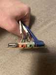 złącza do pc, 2x USB, mikrofin i słuchawki