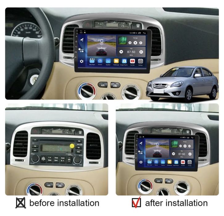 Штатная магнитола Hyundai Accent (2006-2011)