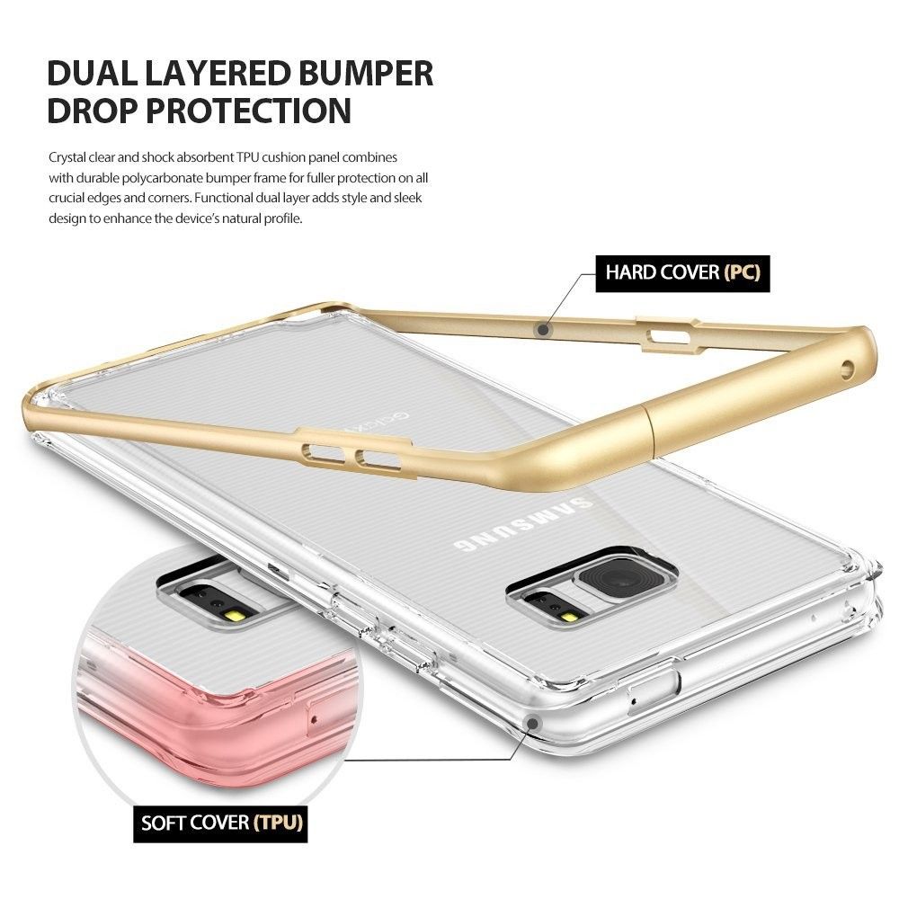 Etui Rearth Ringke Samsung Galaxy Note 7 Fusion Frame Royal Gold